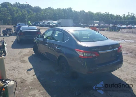 2014 Nissan Sentra S из США, поврежденный, VIN 3N1AB7AP6EY336609